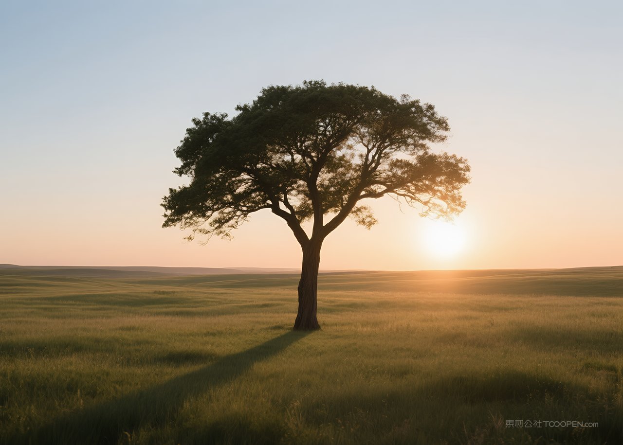 云彩天空唯美自然云层落日风景日落