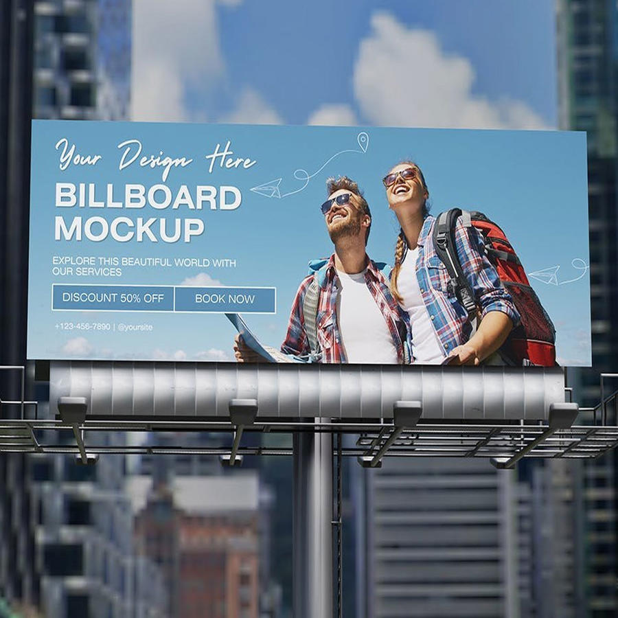 户外广告牌样机
