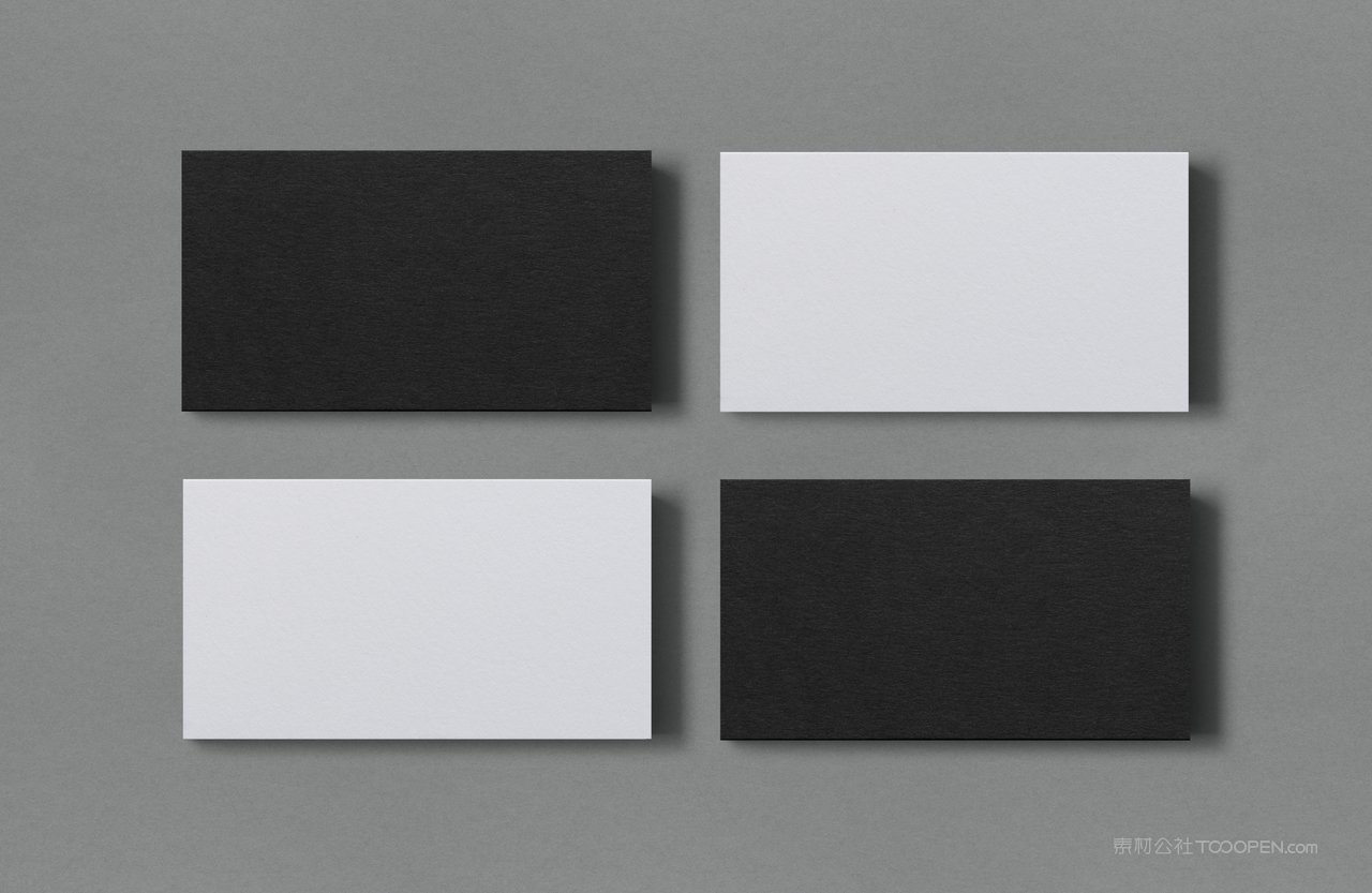 商务黑名片贴图简约背景样机 (7)