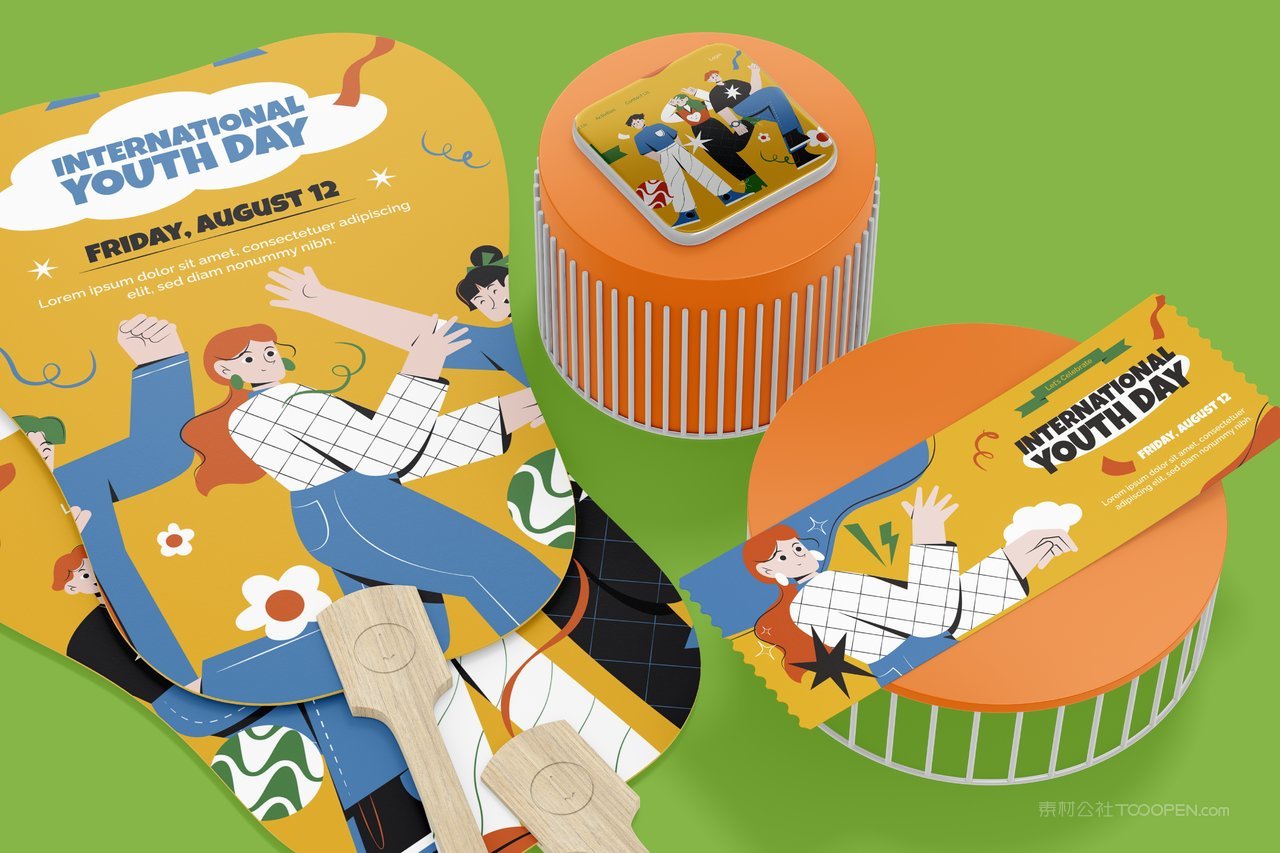 文创生活周边衍生品品牌vi形象展示样机 (30)