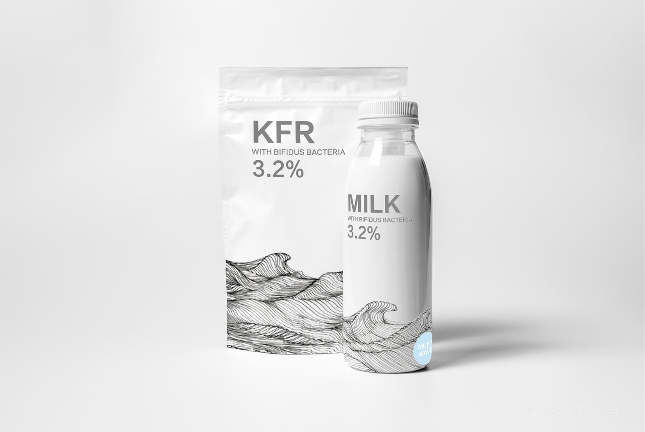 【2290期】牛奶酸奶饮料包装样机 (26)