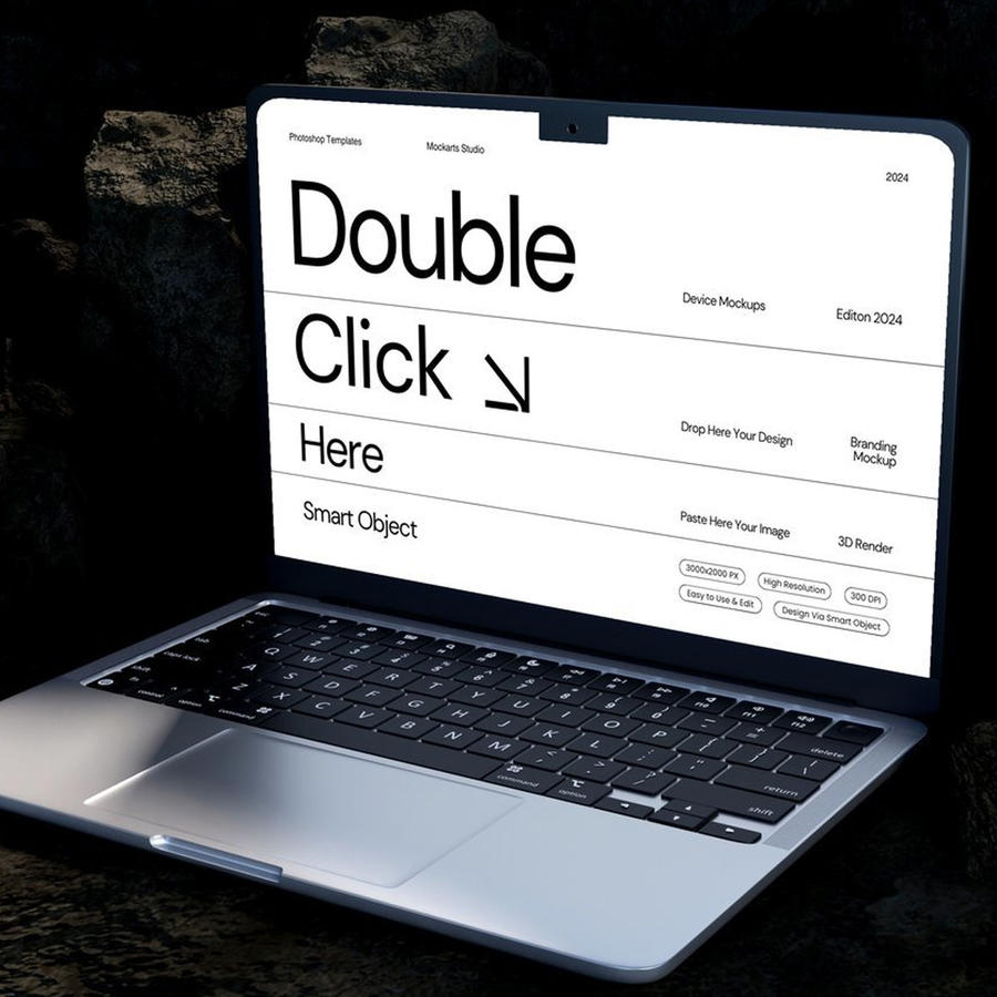 笔记本电脑场景样机