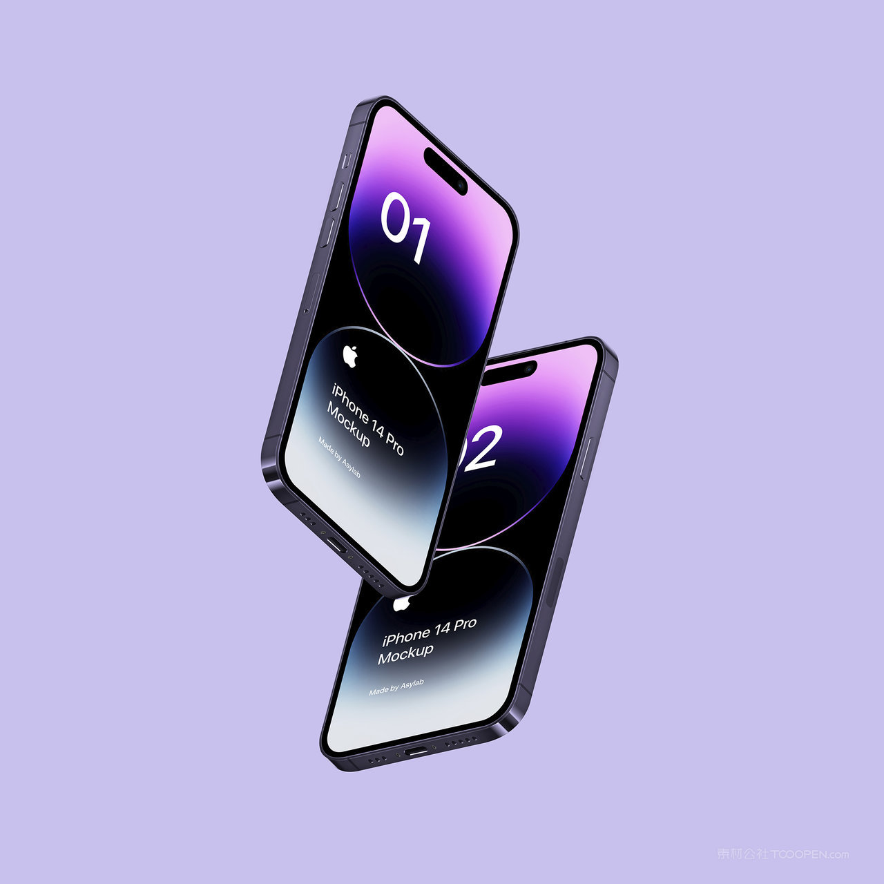 iPhone14Pro苹果手机贴图样机