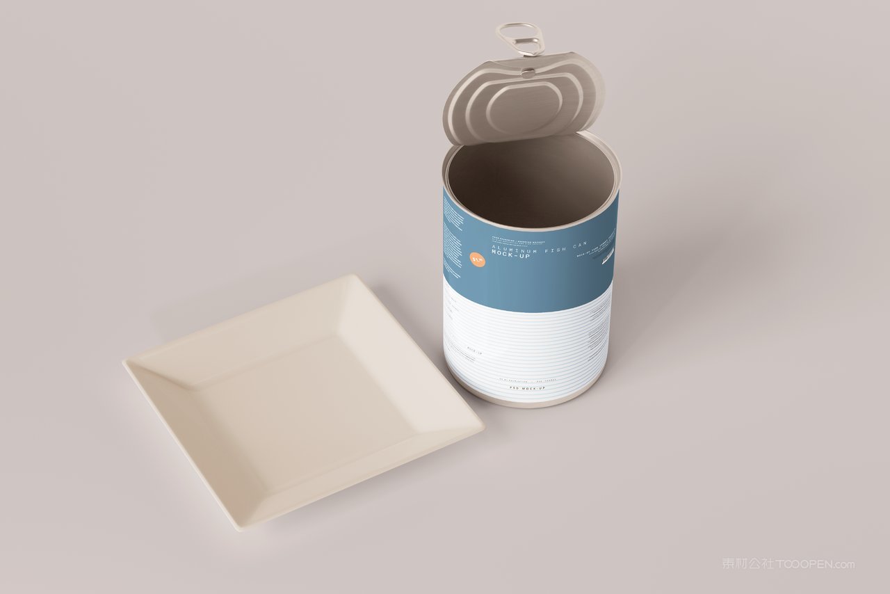 文艺易拉罐食品密封罐包装样机 (16)