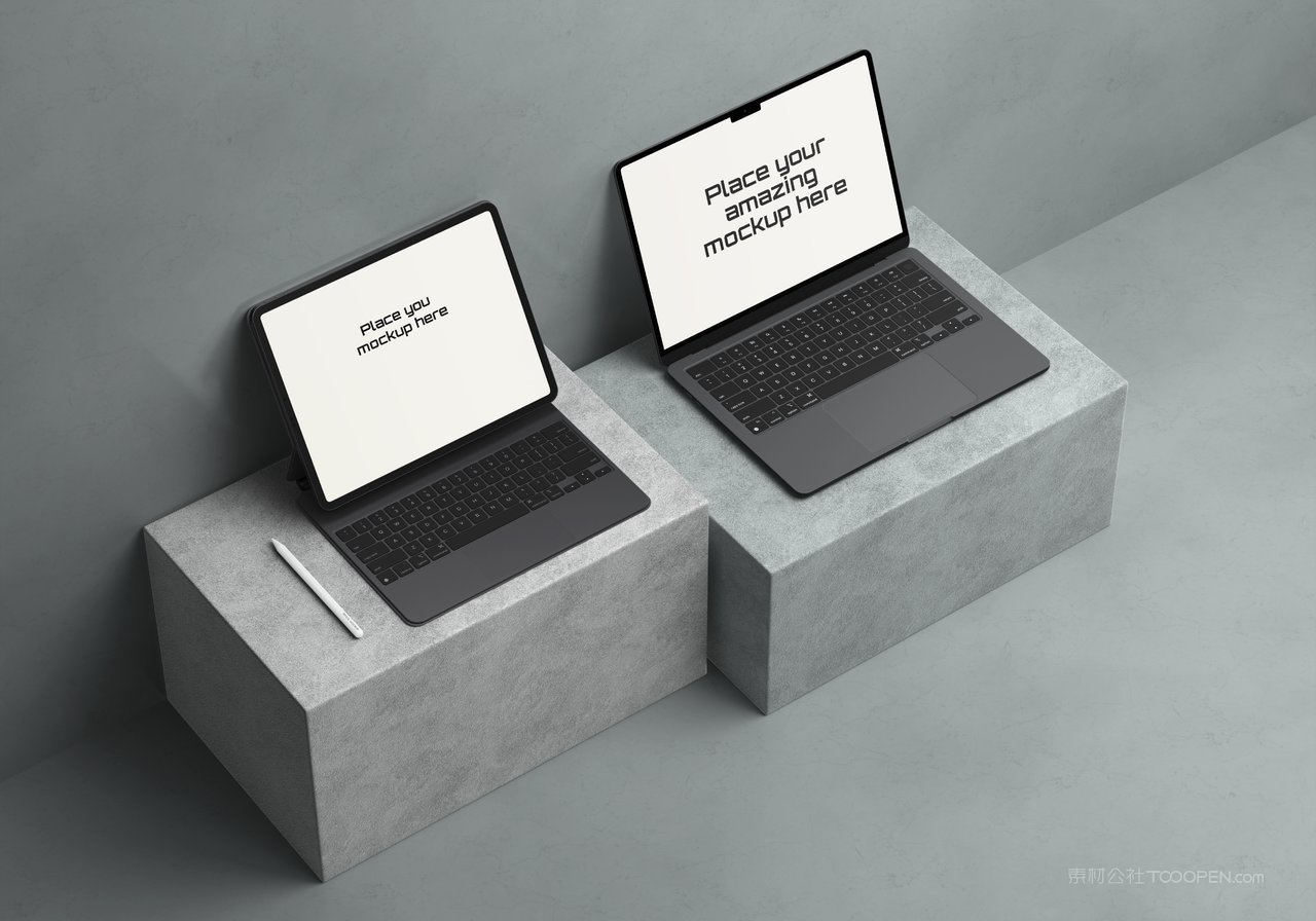 笔机本屏幕场景样机