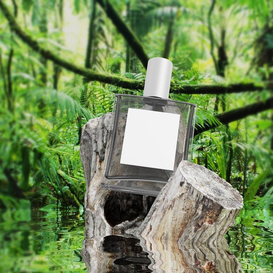 清洁香水瓶样机