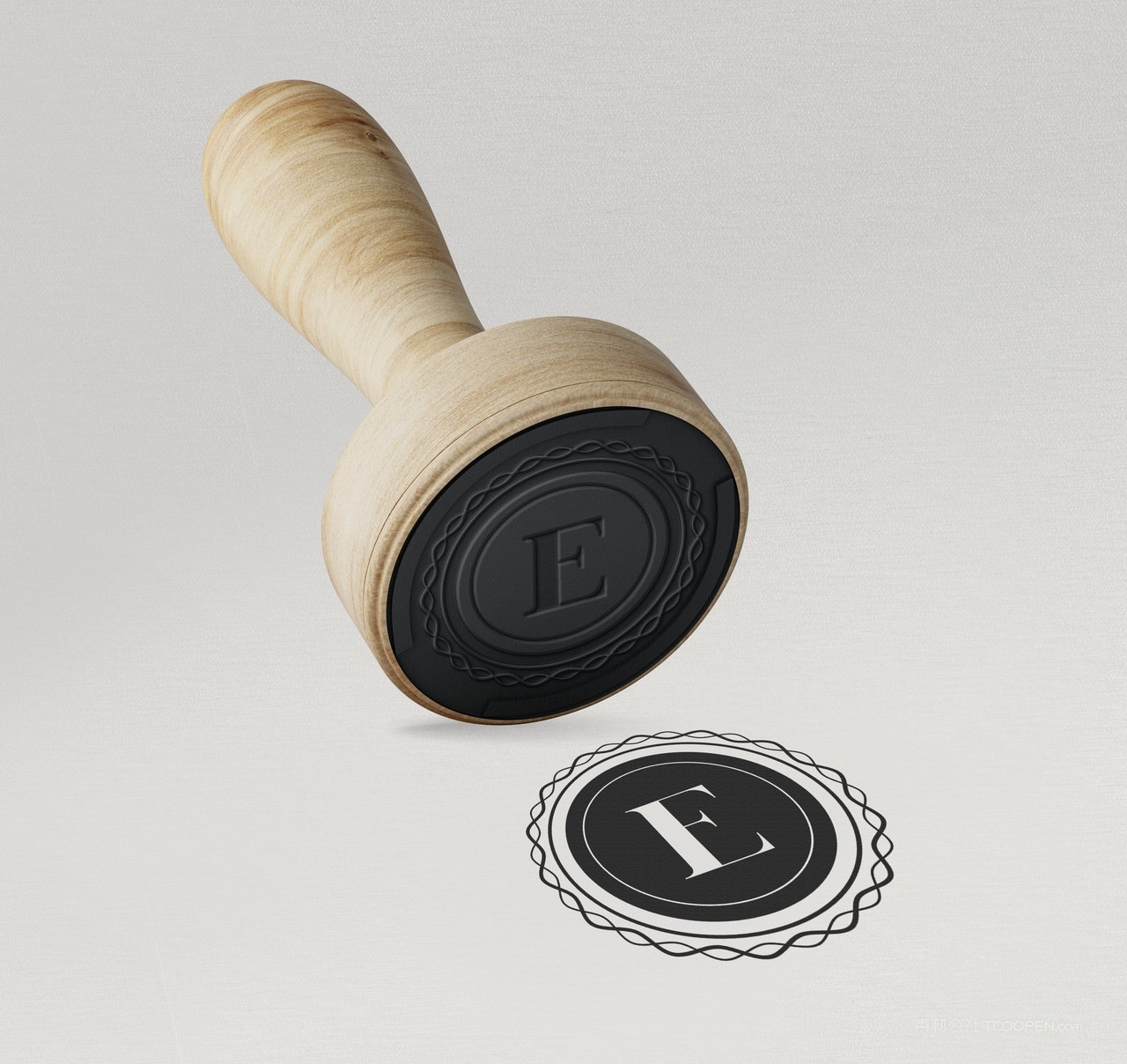 印章盖章火漆封浮雕logo企业标志展示样机 (13)