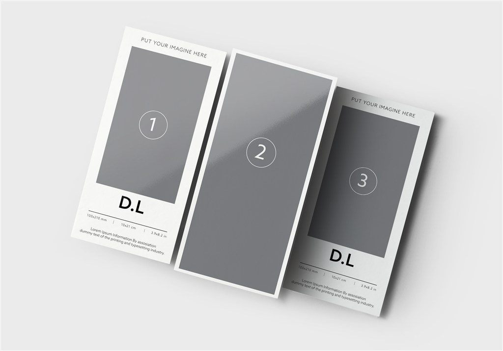 宣传单DM单页样机智能模板