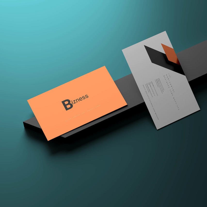 商务名片卡片样机