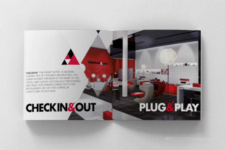 pages spread top企业画册杂志细节样机 (8)