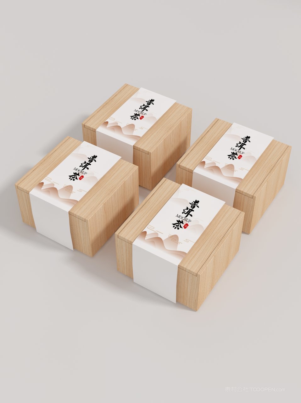 茶叶品牌包装盒样机  (4)