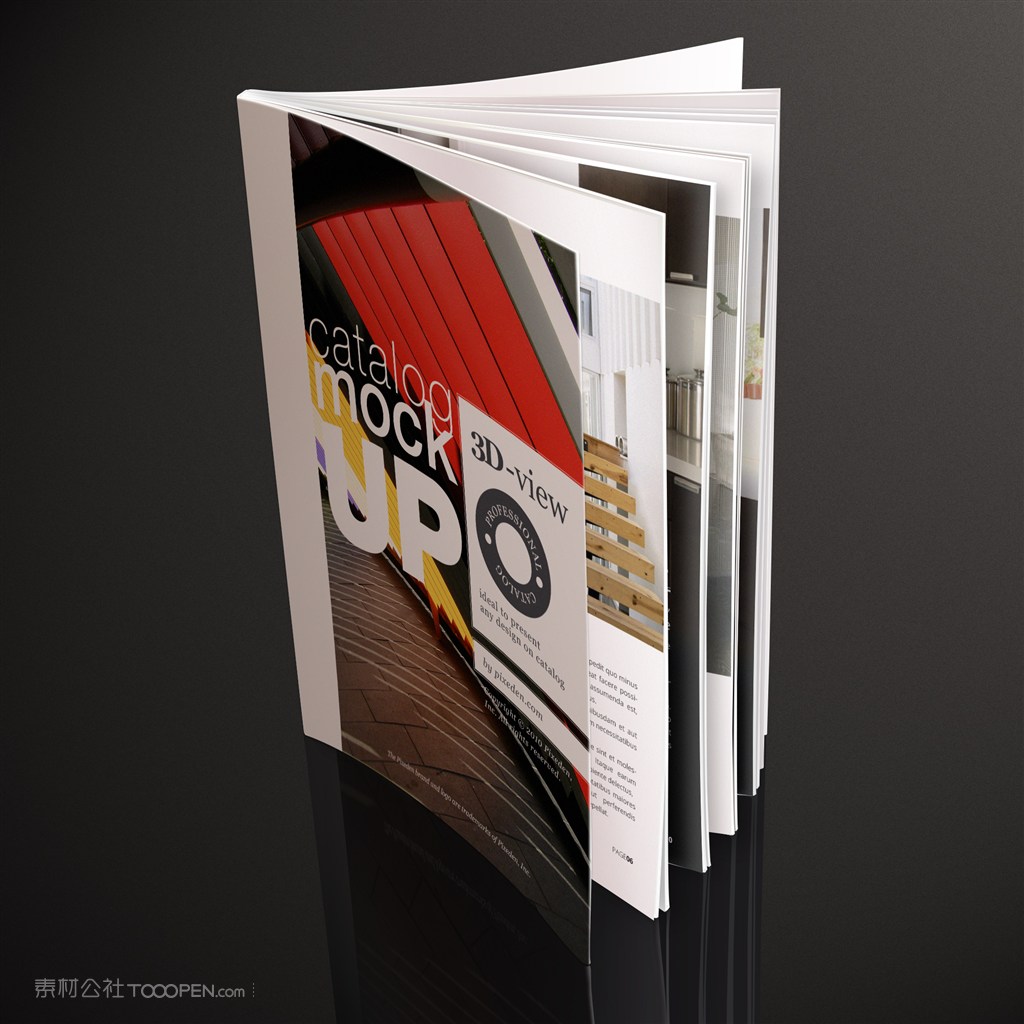 画册宣传册杂志展示样机