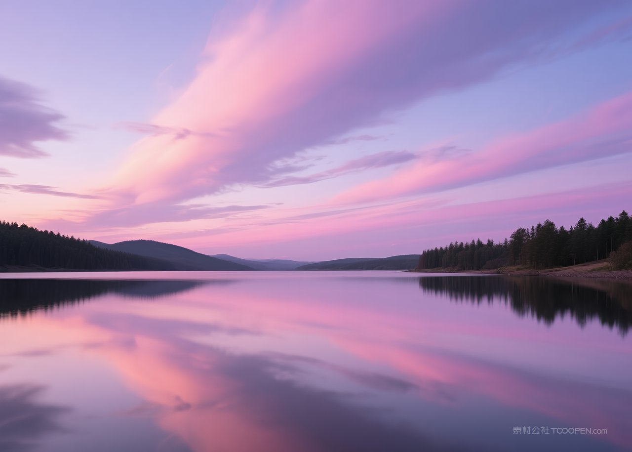 风景自然日落云层天空落日唯美云彩