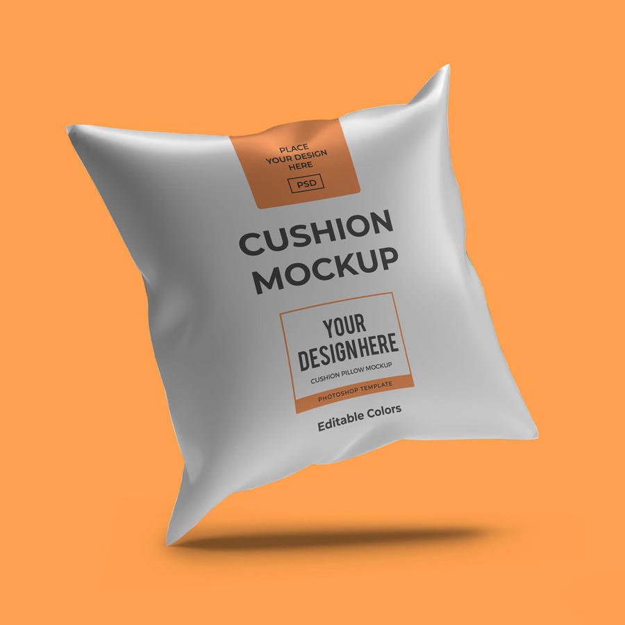 枕头图案设计样机