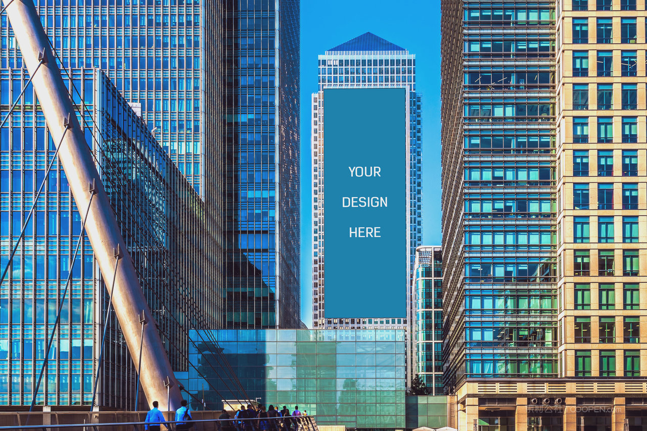 大型户外广告牌高层楼体广告样机 (13)