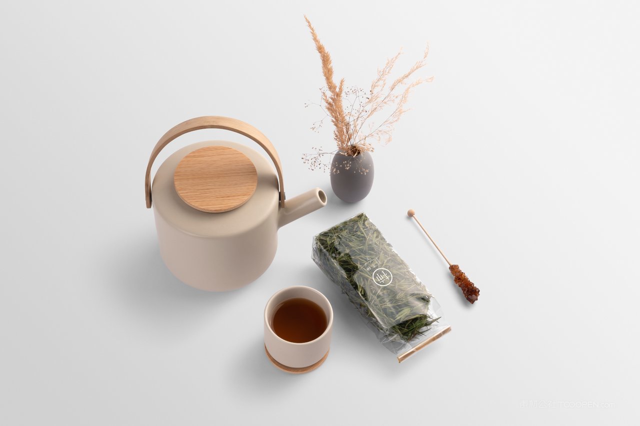 简约茶叶品牌vi形象样机 (6)