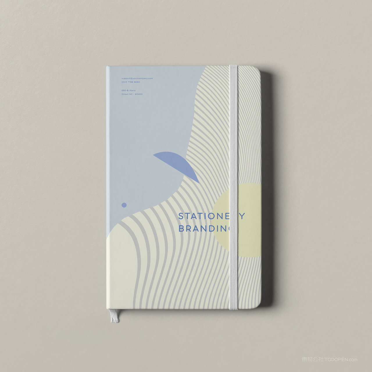 本子画册书本封面贴图样机