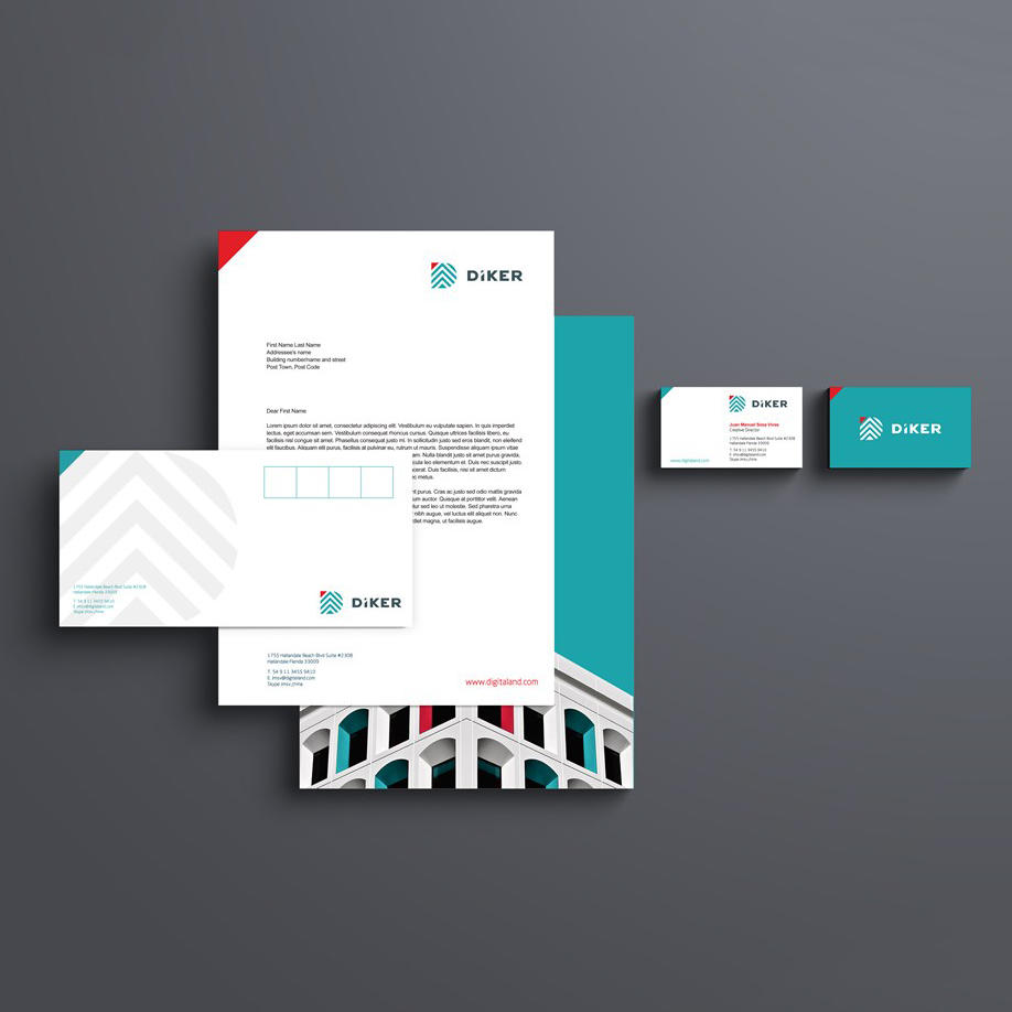 信纸信封名片样机