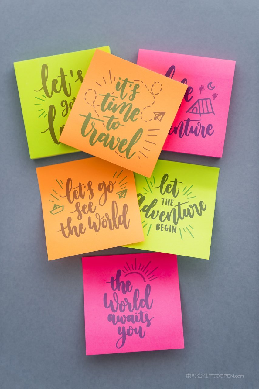 多彩便利贴实景样机 (16)