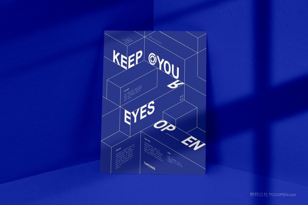 潮流海报展示场景样机 (2)