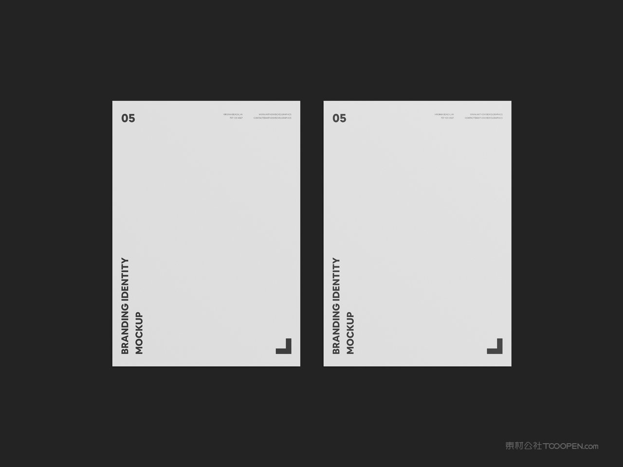 A4纸品牌便签样机