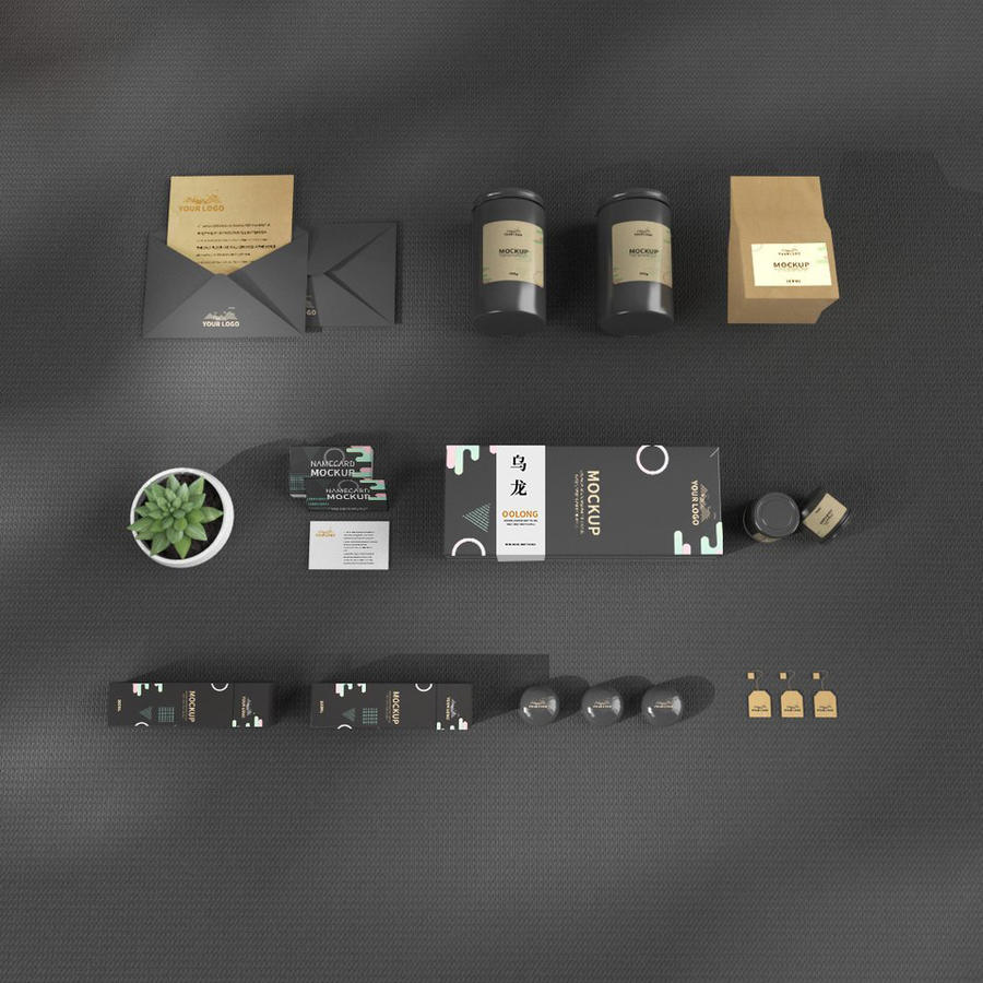 茶叶品牌包装盒样机  (10)