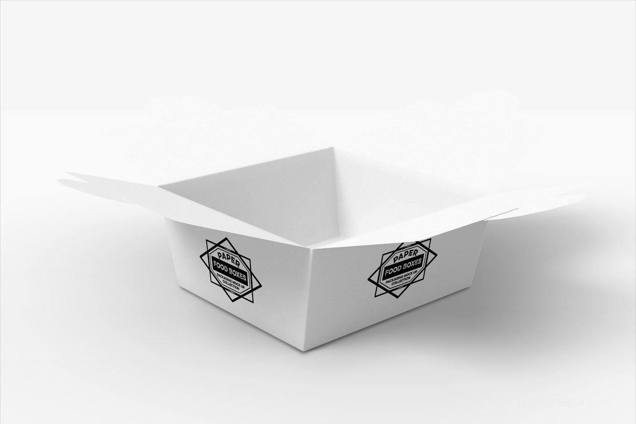 烘焙蛋糕面包店食品纸质包装贴图样机 (19)