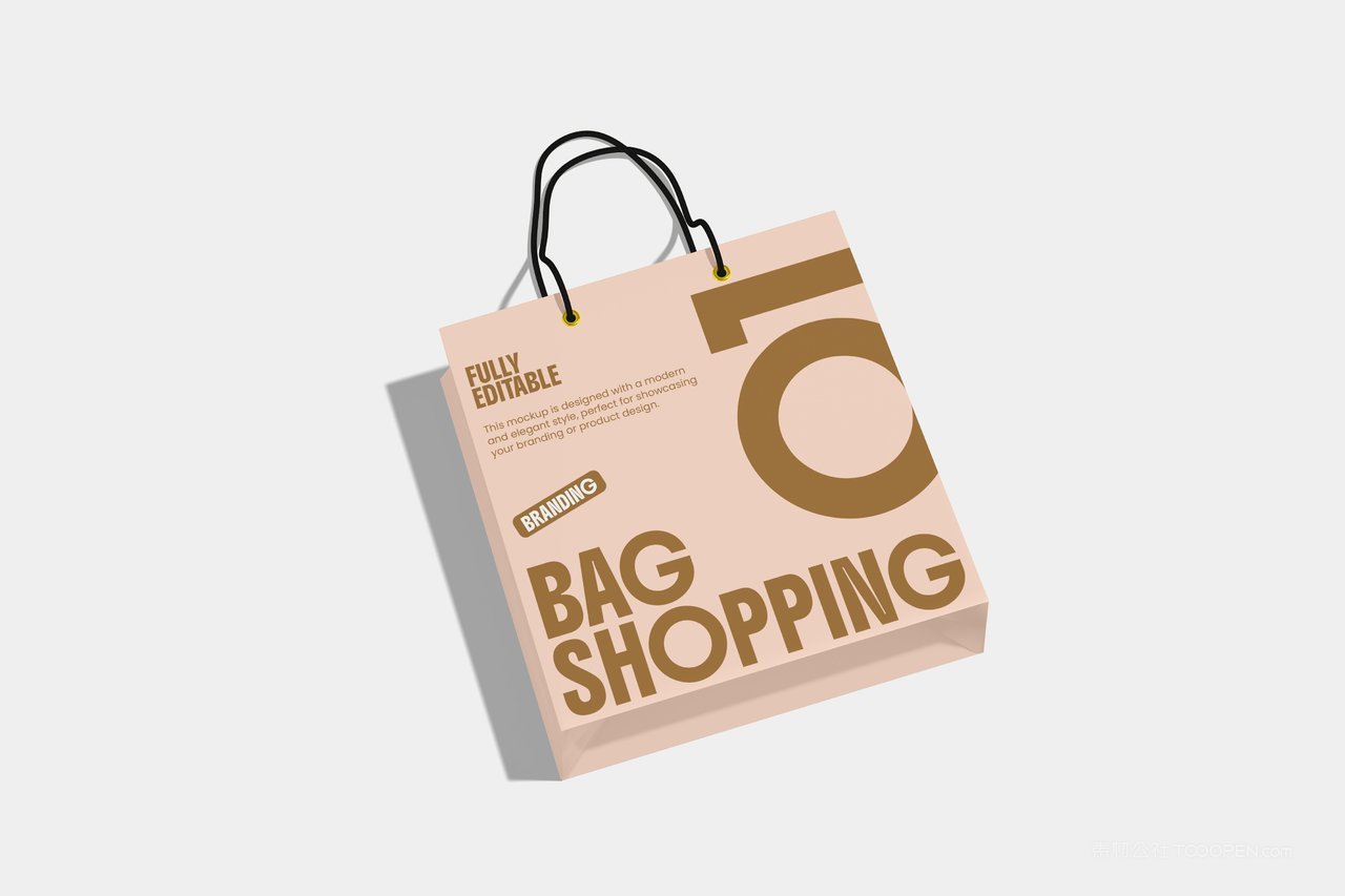 纸袋手提袋样机