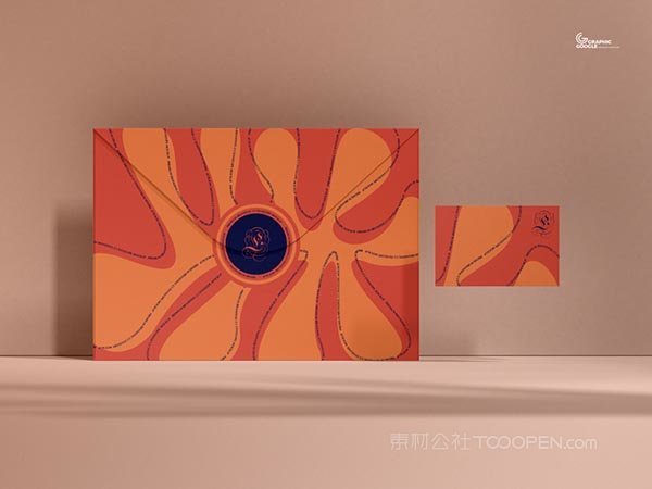 C5信封样机模板