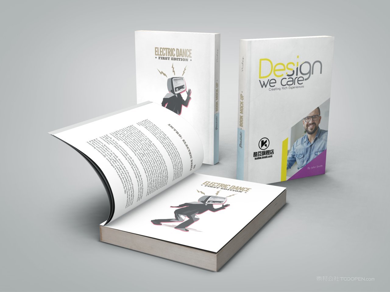 精装书本厚脊书籍场景高清样机 (34)