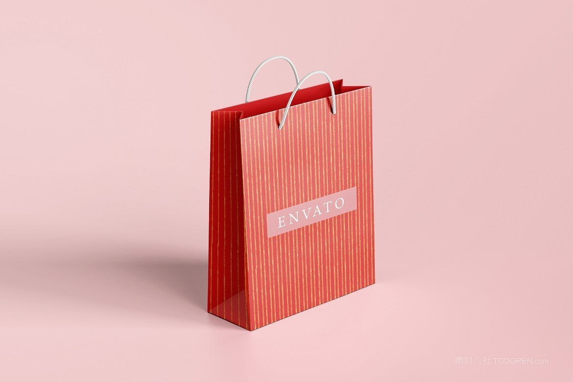 礼品购物袋侧面样机