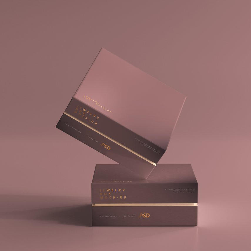 天地盖正方形盒子展示礼物包装样 (3)