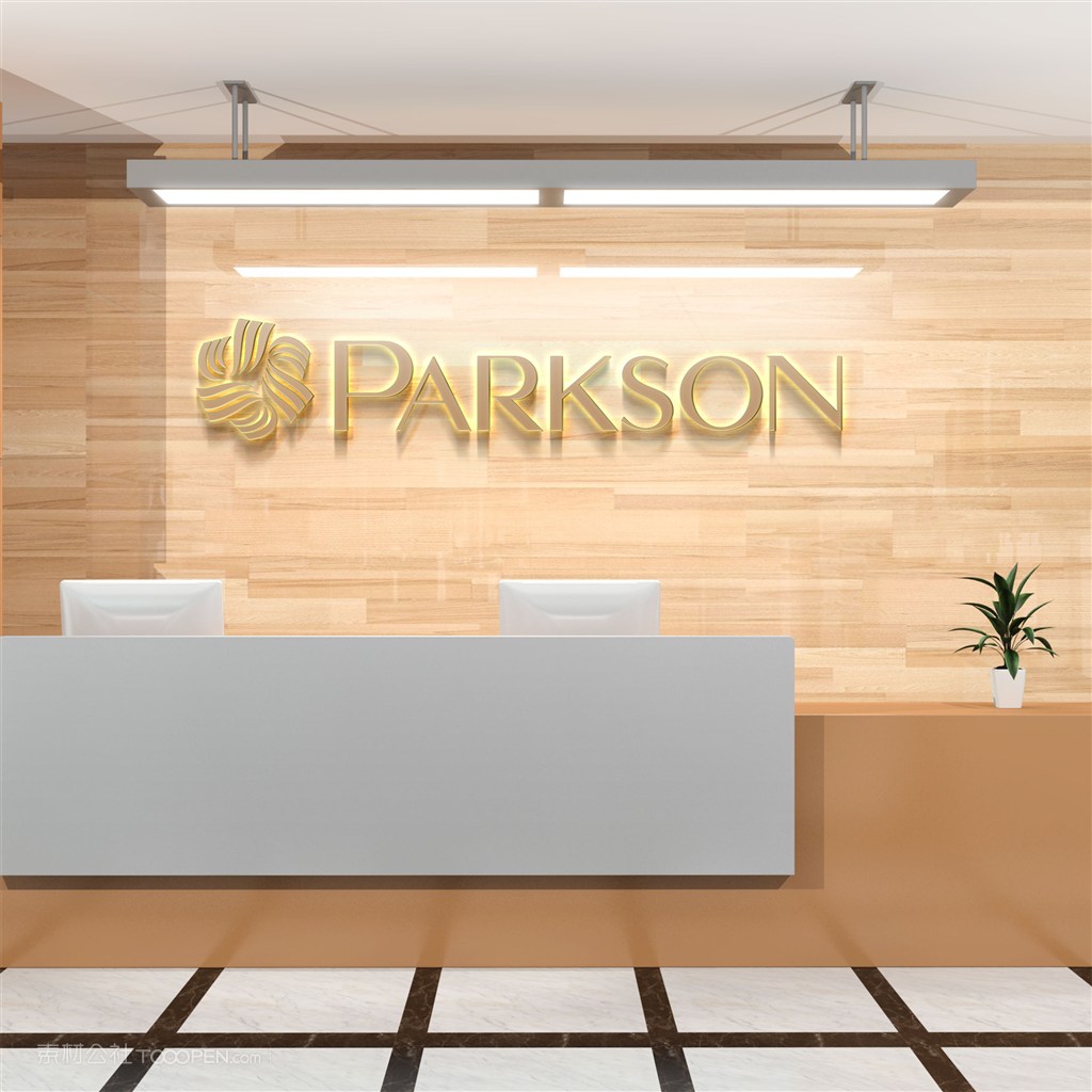 公司形象墙样机