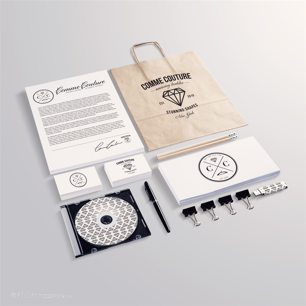 简约商务vi样机