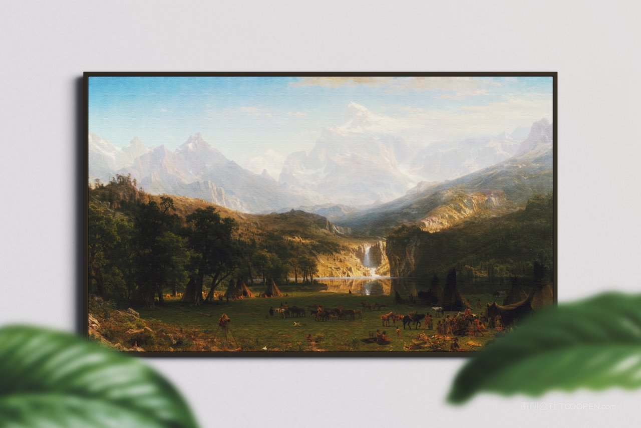 【2048期】简约艺术客厅装饰画样机 (40)