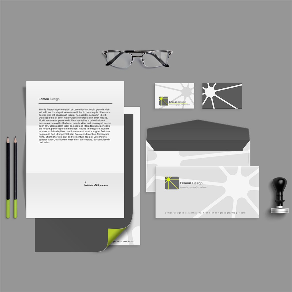 广告设计公司vi样机贴图