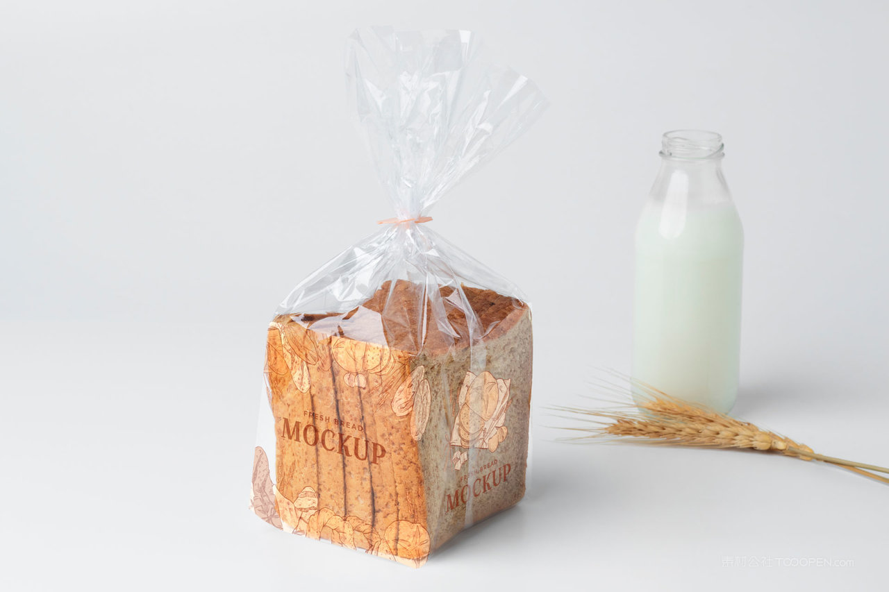 【2119期】糕点切片面包透明包装袋样机 (17)