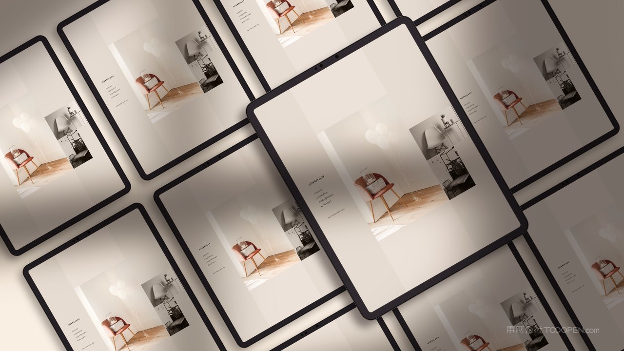 优雅数码手机电脑屏幕样机场景素材 (10)