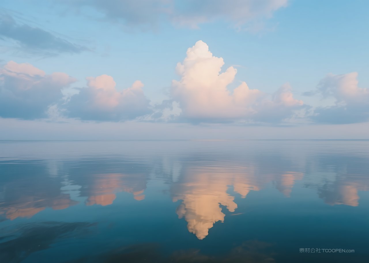海边自然风景景观海景海滩大海天空唯美