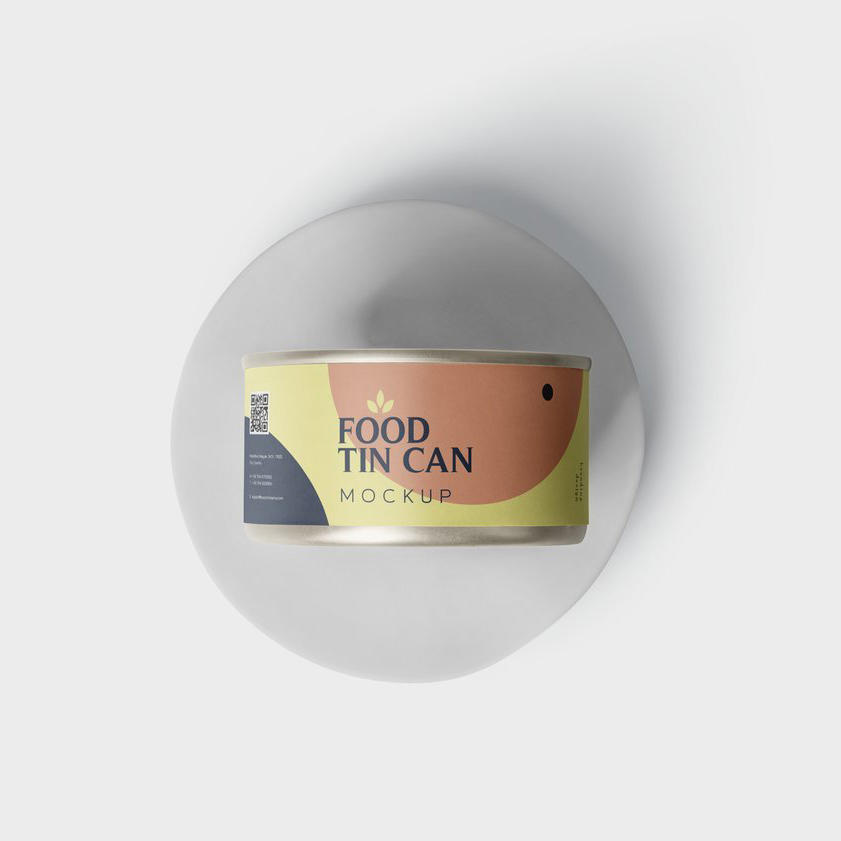 食品矮罐头包装罐形包装展示样机 (4)