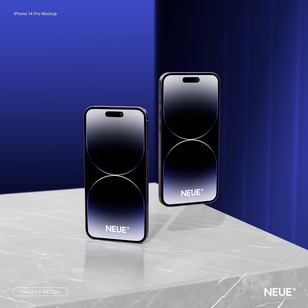 【2052期】多角度苹果14手机ui界面样机 (10)