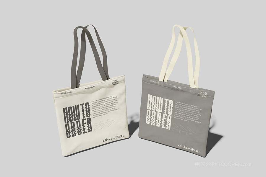 帆布手提袋样机