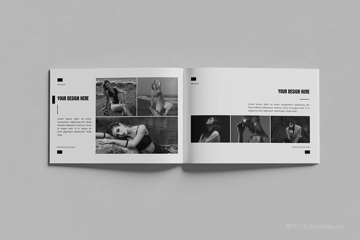 景观目录画册样机