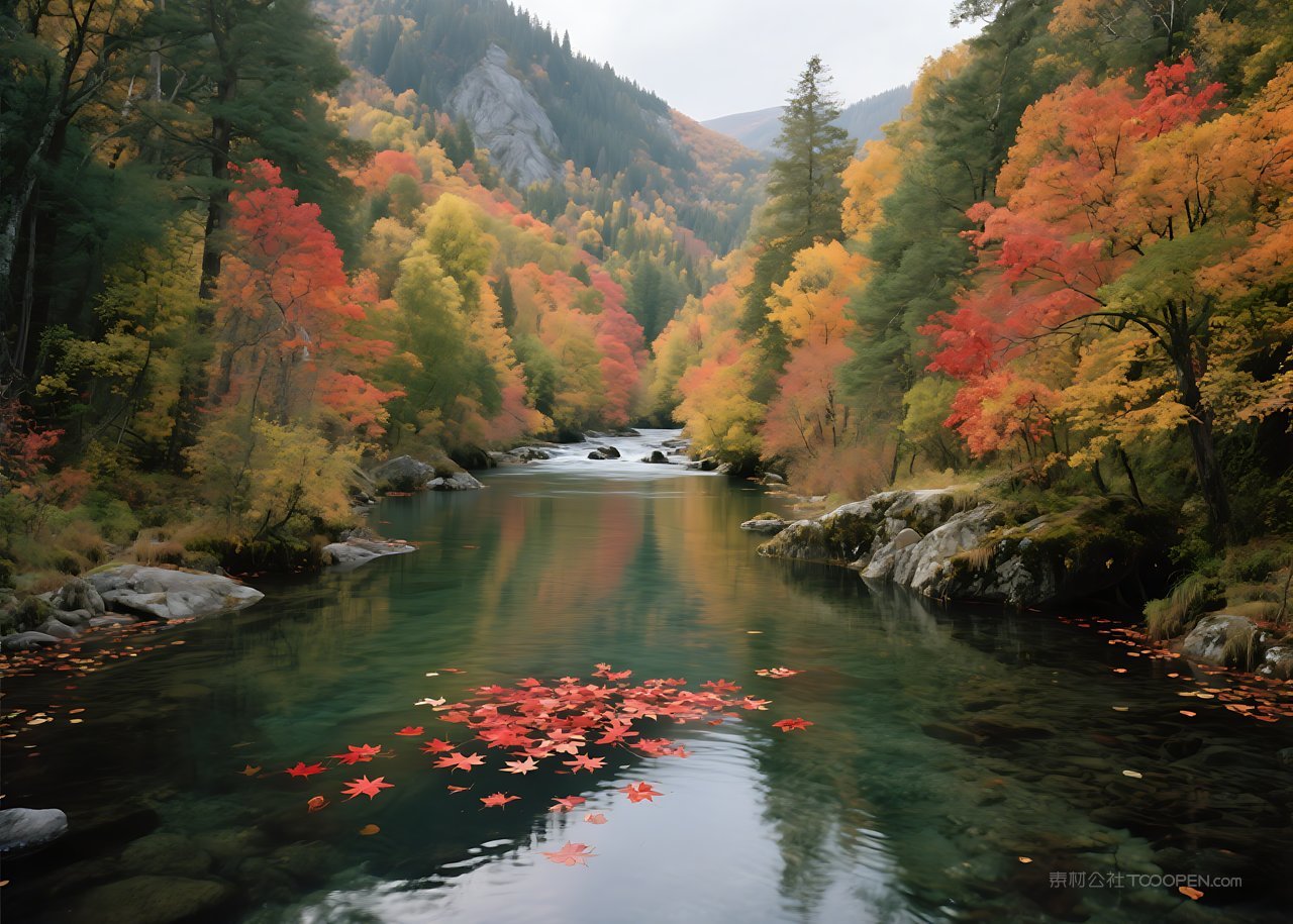 天空山峰唯美风景山水自然