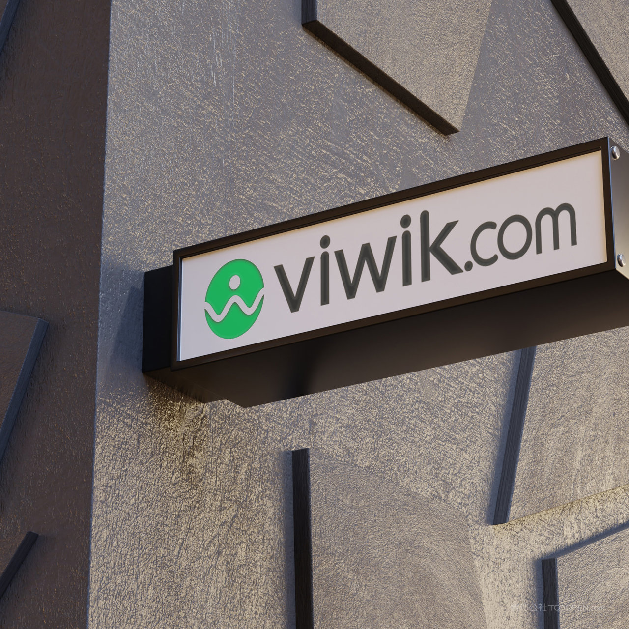 灯箱门头店招贴图样机