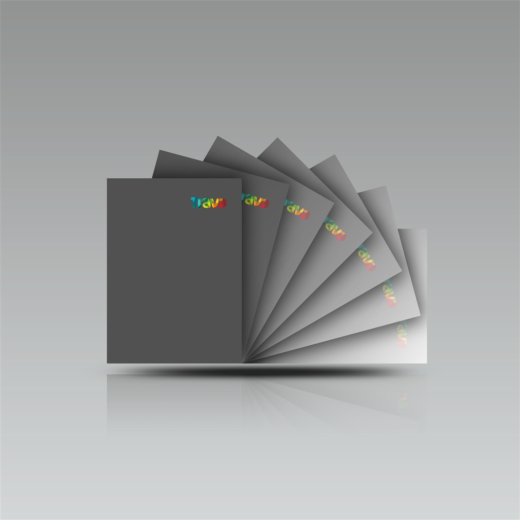 黑白灰渐变高档画册样机