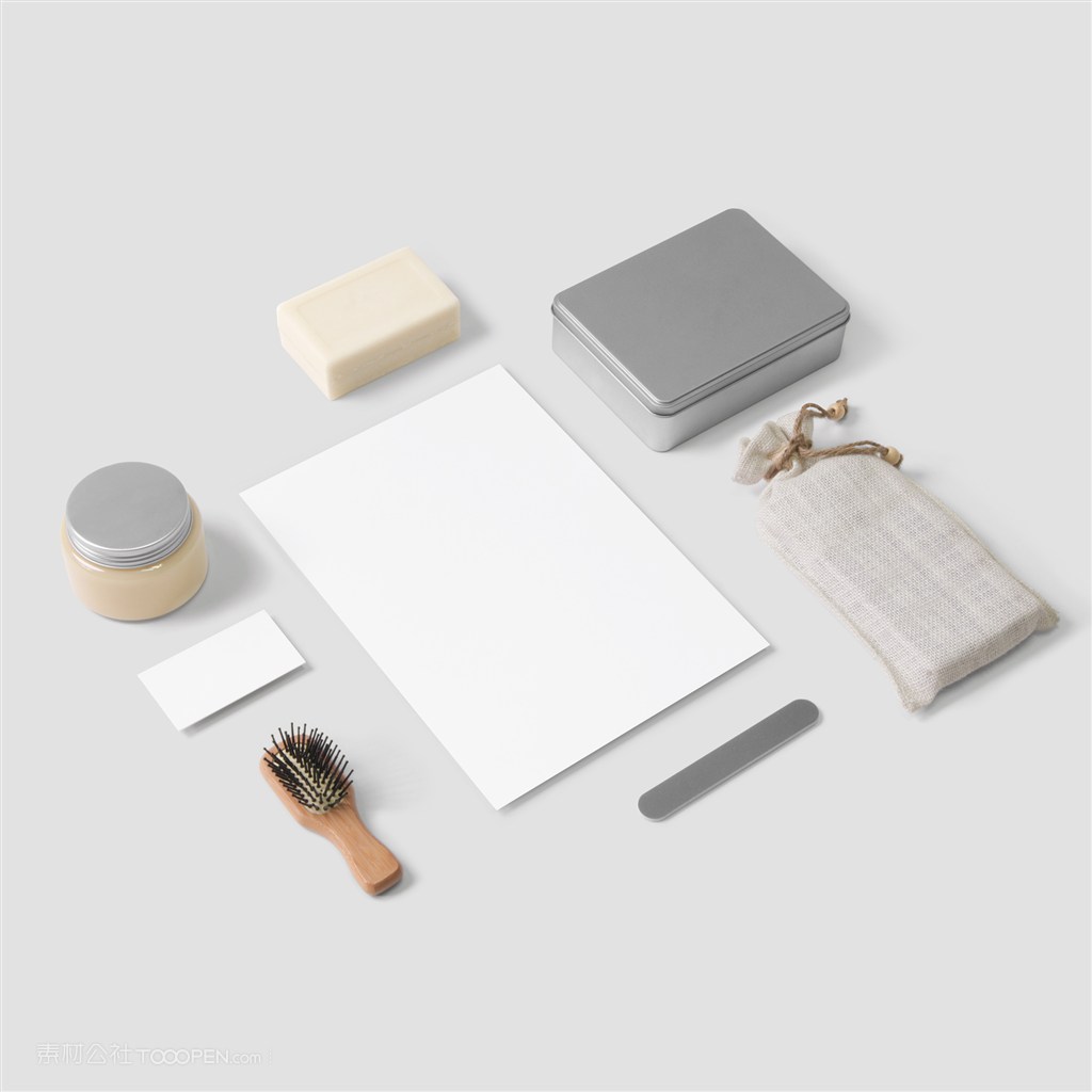 铝盒信纸肥皂亚麻袋铝盖瓶子名片化妆品样机