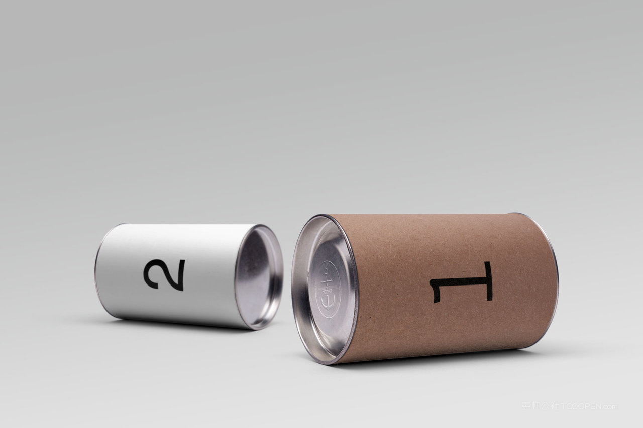 牛皮纸咖啡茶叶罐产品包装样机 (8)