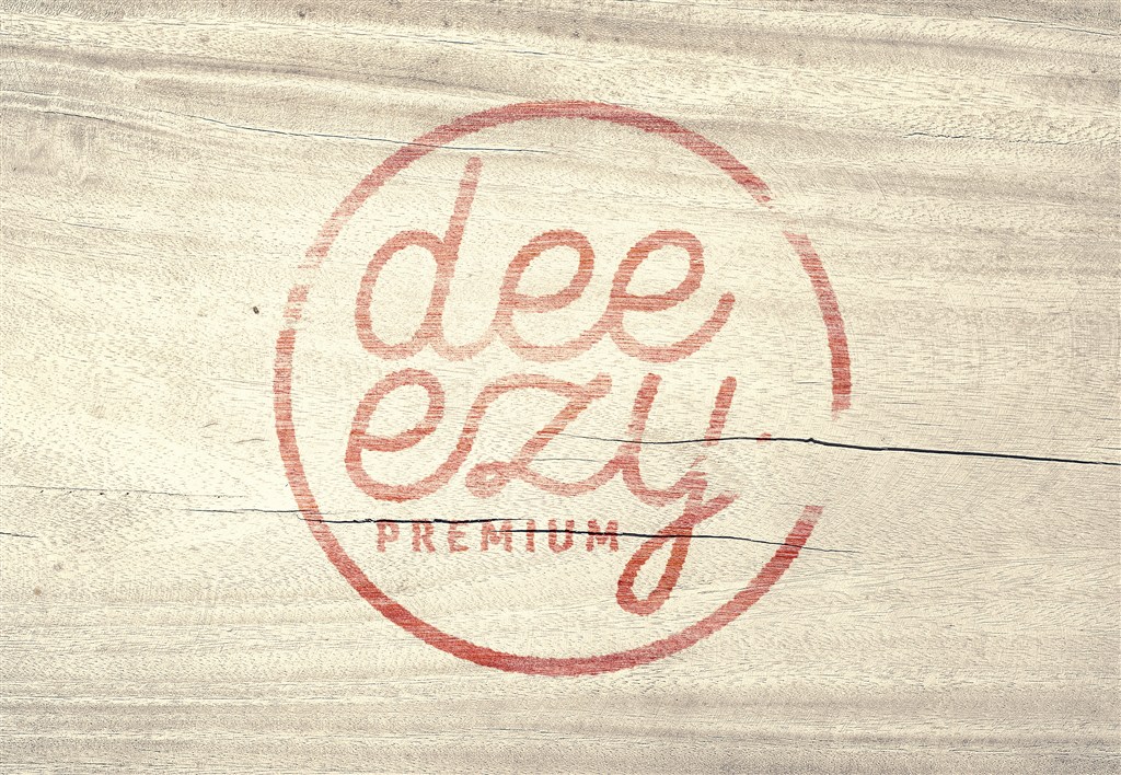 逼真效果LOGO样机模板