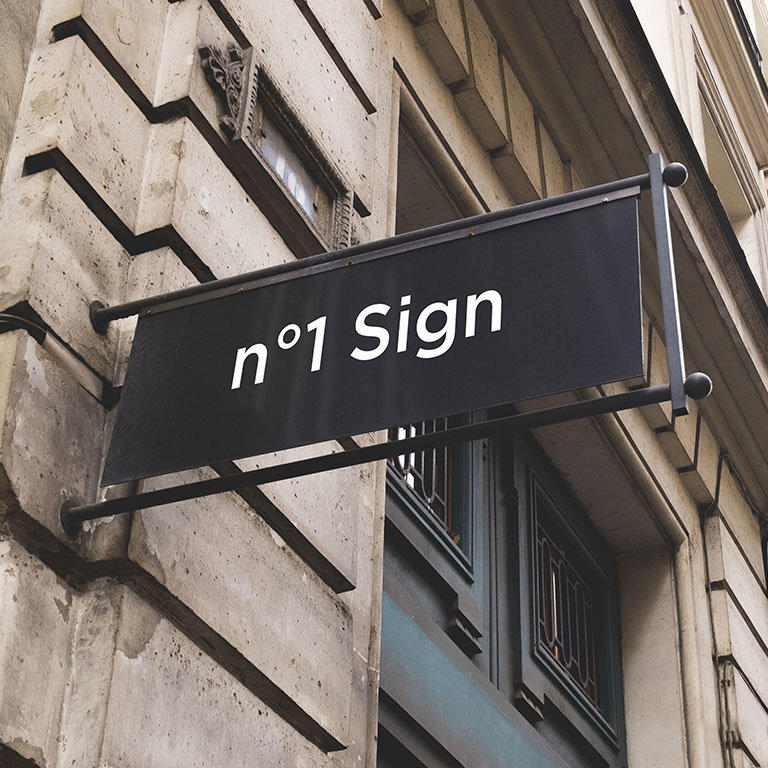 欧式街道门头vi贴图样机